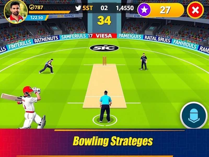 Somajiguda Strikers gameplay screenshot showing cricket match